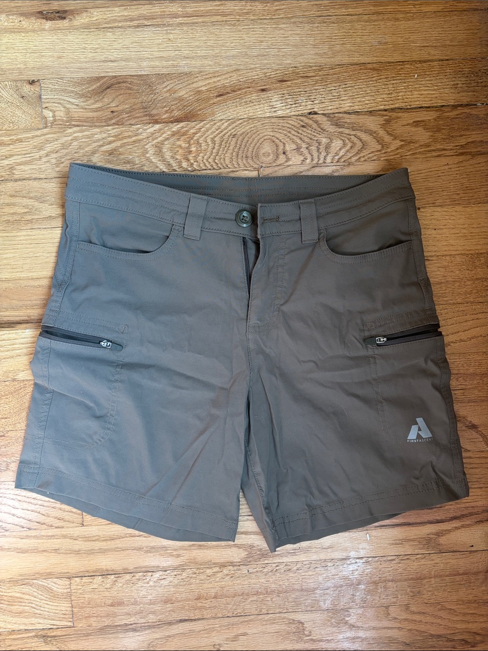 Eddie Bauer Women’s First Ascent Olive Outdoor Performance Shorts